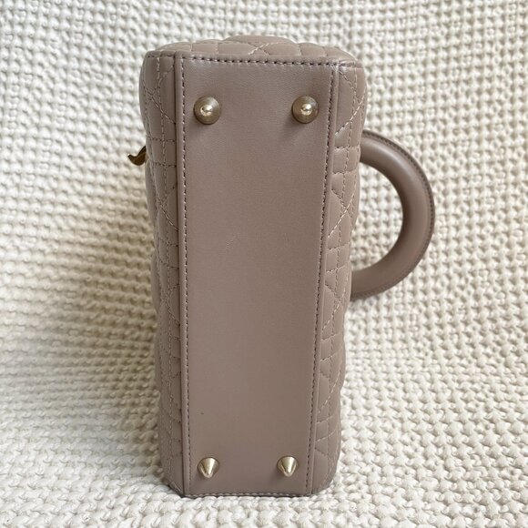 Small Lady Dior My ABCDior Bag Etoupe - Picture 7 of 13